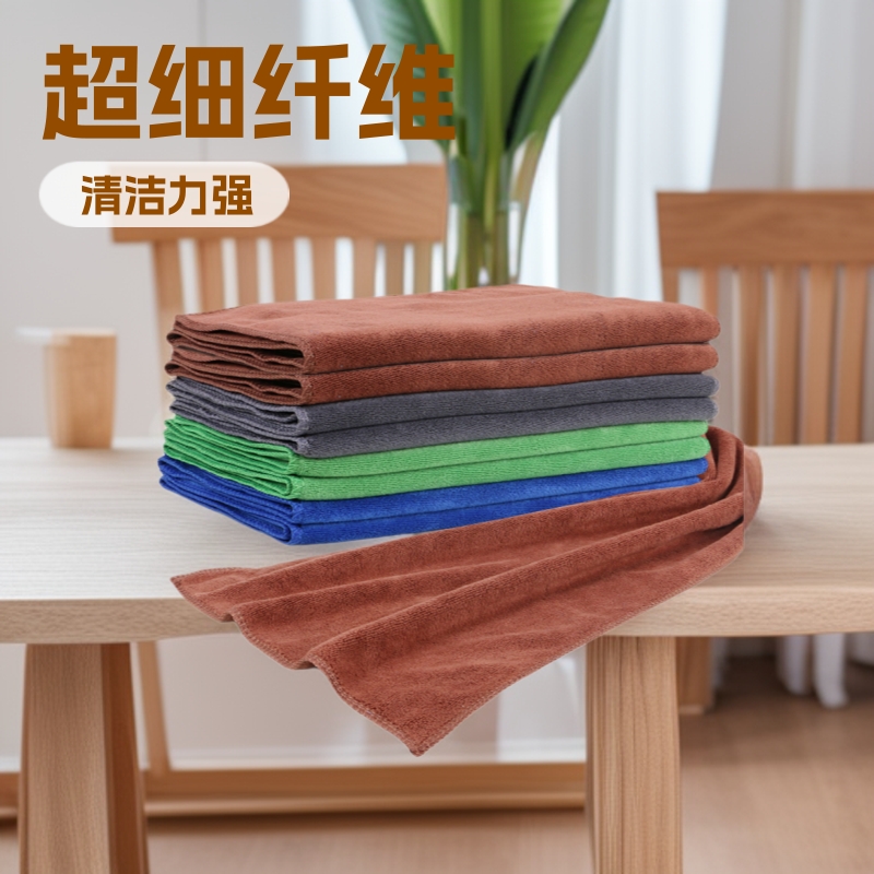 Cleaning Towels, Absorbent Thickened Microfiber Dishcloths, Housekeeping Cleaning Cloths for Wiping Floors and Glass
