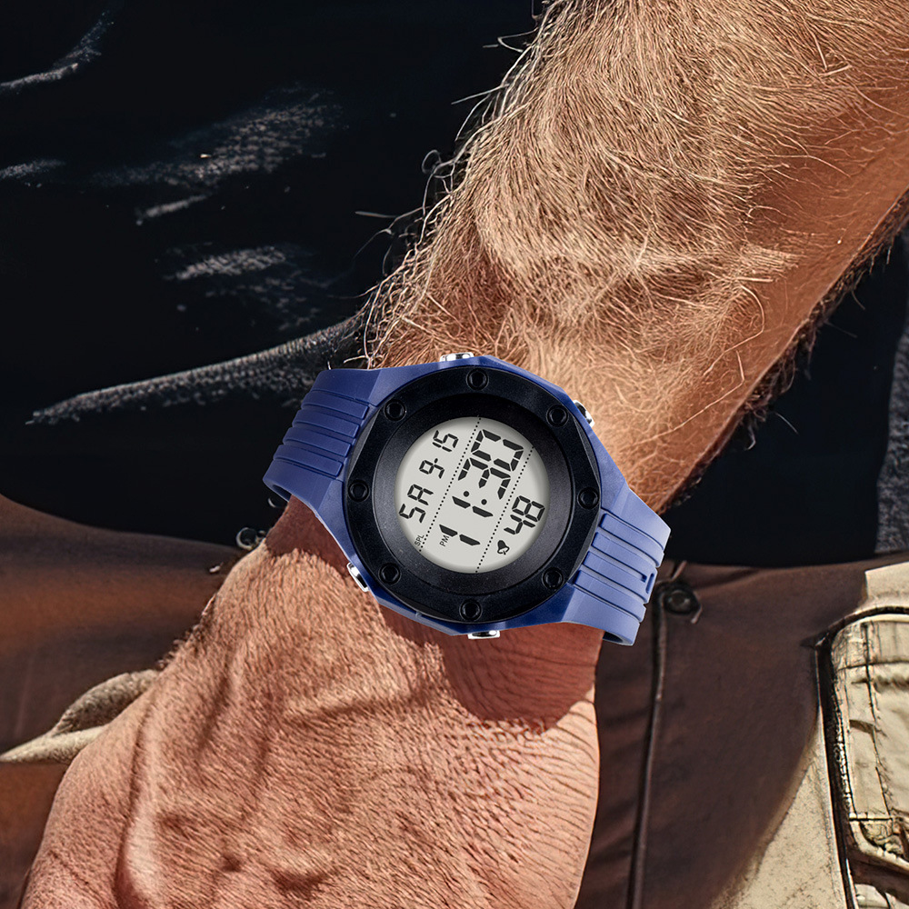 Moda juvenil nocturna cronometraje deportivo reloj electrónico estudiantes alarma multifuncional al aire libre reloj electrónico mayorista