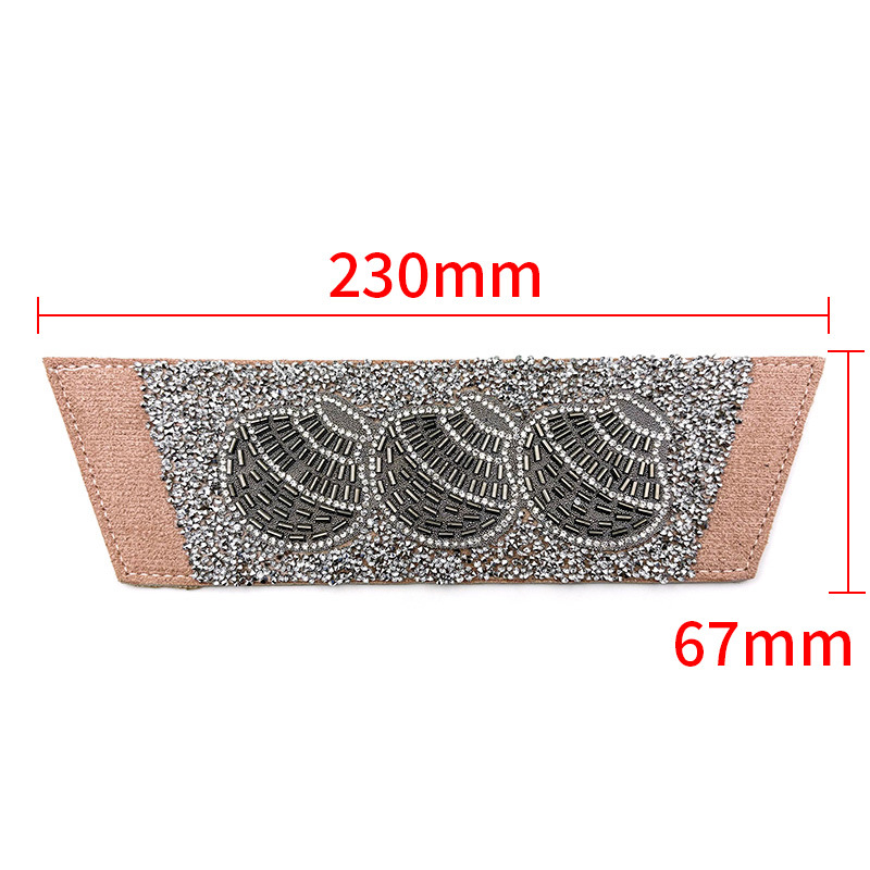 Nuevos accesorios de zapato DIY una sola forma de sandalias de diamante semiacabados zapatillas taladro superior