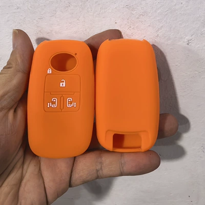 silicone case, Car Keys - 4-key-orange
