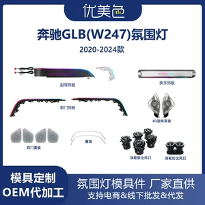 Car ambient lighting Mercedes-Benz GLB-Class-W247-2020-2024 Mercedes-Benz GLB-Class