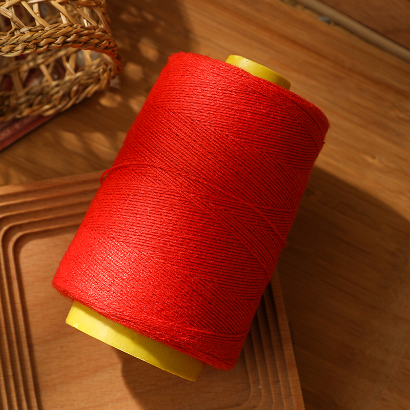 Kit de hilo de edredón de costura hecha a mano 3 hebras de hilo de edredón de costura gruesa, hilo de algodón blanco, hilo de algodón grueso antiguo