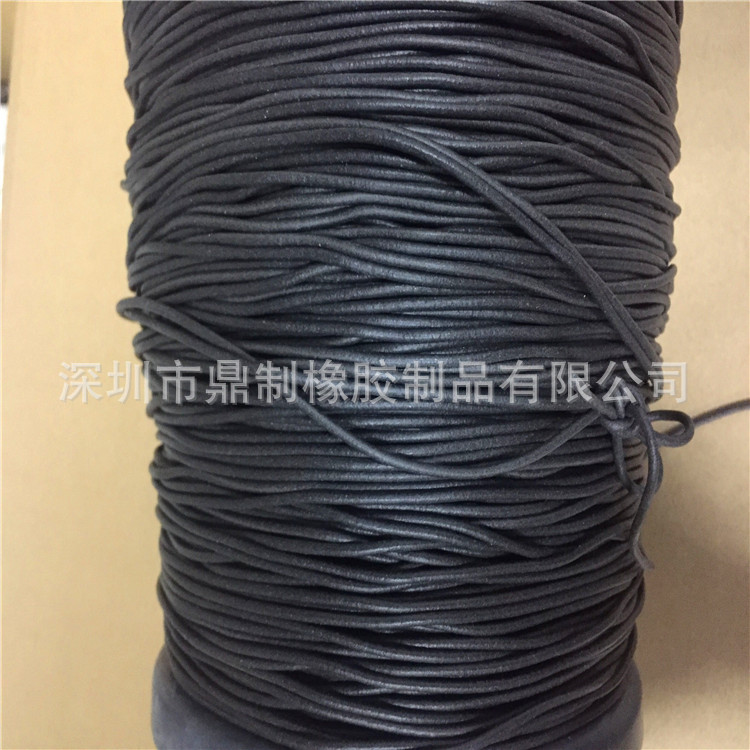 2MM黑色硅胶发泡条 密封海绵条 电器密封条 小家电密封发泡条