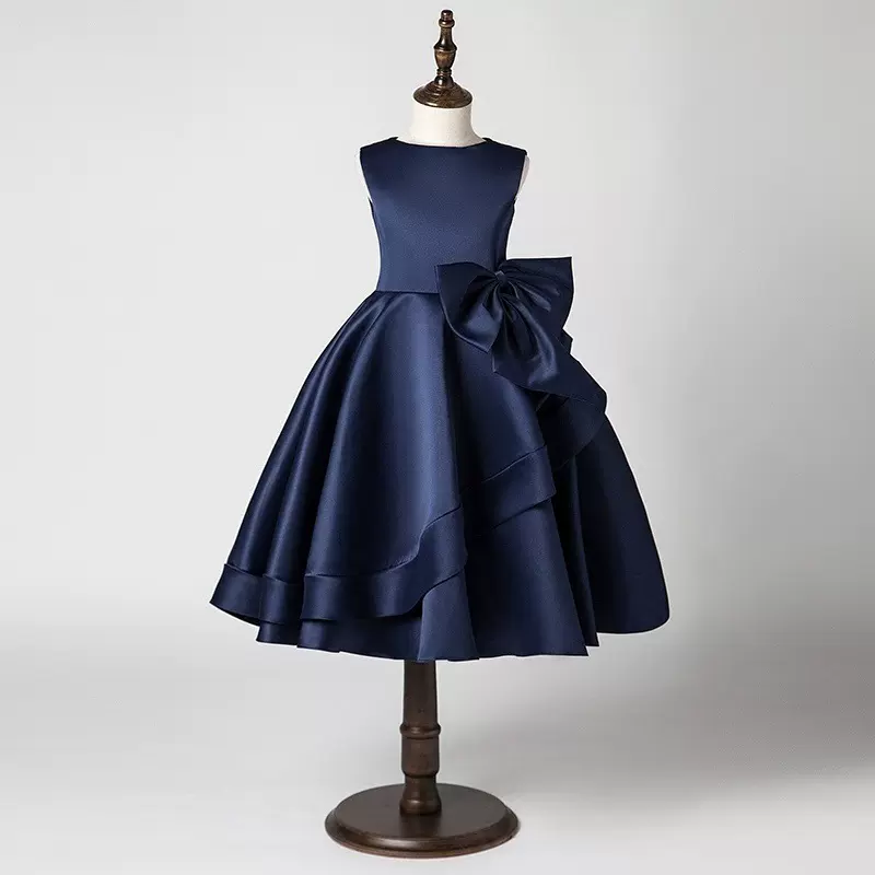 儿童钢琴演出礼服2025中大童主持人大合唱小提琴表演小女孩公主裙