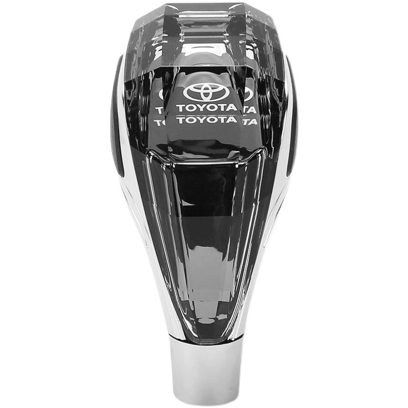 Подходит для автомобиля Toyota Buick Honda Mitsubishi, модифицированная светодиодная автоматическая многоцветная светящаяся кристаллическая накладка на селектор передач