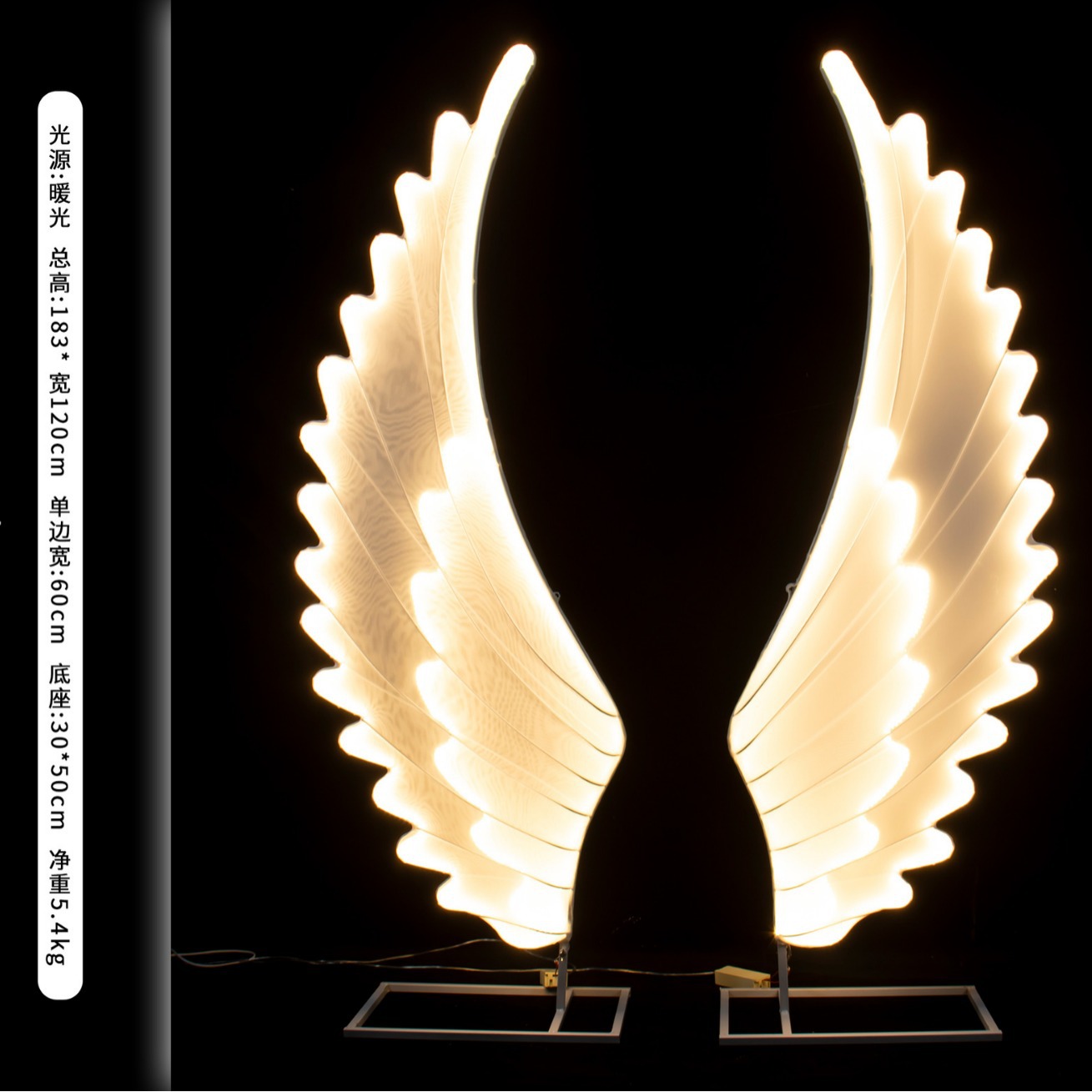 Salón de bodas nuevo hierro forjado alas libres fondo hotel accesorios de escenario accesorios de decoración de bodas