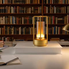 クリエイティブタッチ充電式テーブルランプクロス LED バーゲストダイニングランプ卸売屋外キャンプホテルベッドサイドナイトライト