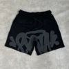 T02 shorts [black gray print]