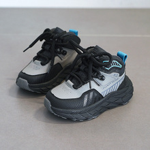 2024秋冬男童户外防水登山鞋防滑耐磨儿童徒步鞋中大童女童运动鞋