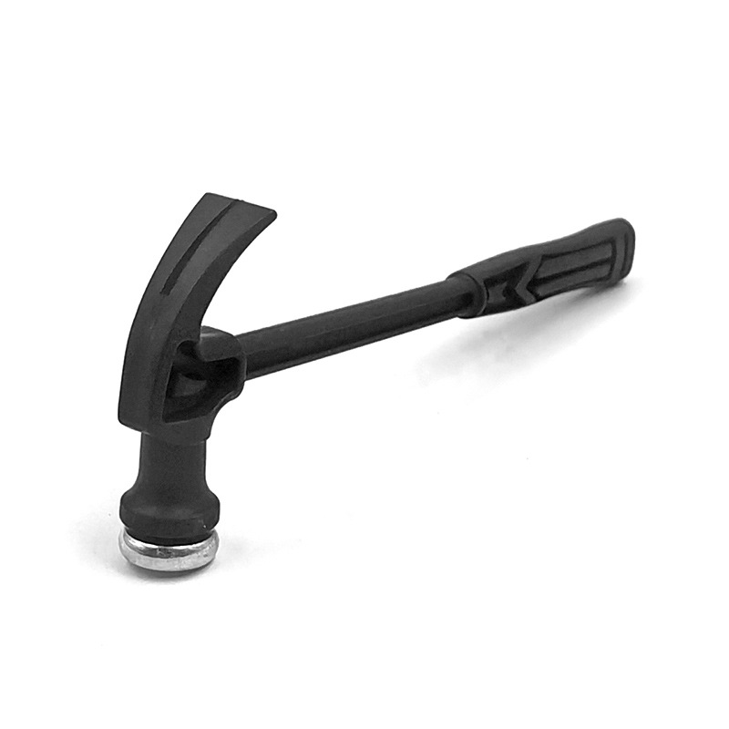 Plastic small handle, black hammer for home use