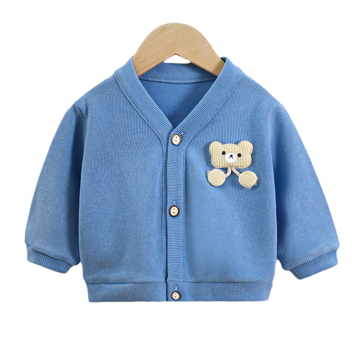 [  카디건] 가을 새 V넥 니트 카디건 어린이 여자  코트 니트 카디건 한국어