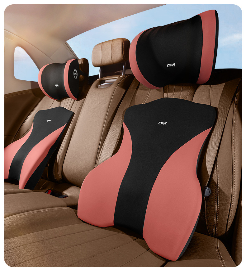 Car Lumbar Support Car Massage Waist Protection Cushion Car Seat Backrest Lumbar Cushion Driving Lumbar Support Lumbar Support Headrest