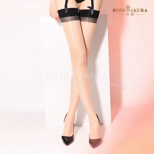 Luo Ying Aurora series back line retro mesh stockings shiny sexy stockings silky smooth stockings 7646