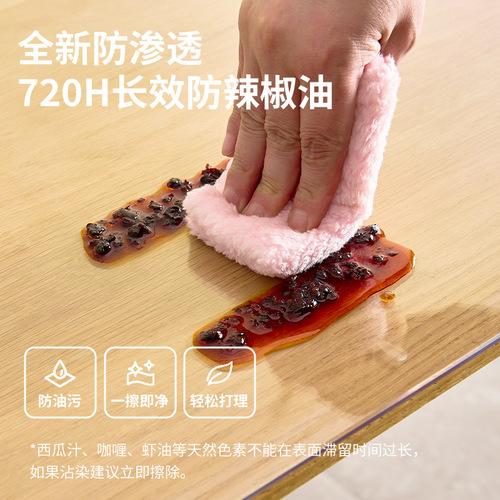 Soft glass PVC transparent tablecloth table mat washable waterproof oilproof heatproof tea table mat plastic desktop anti-slip mat