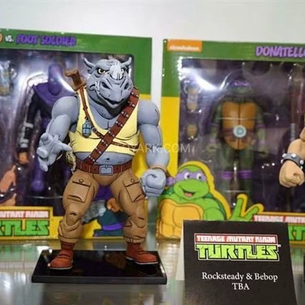 Высококачественная версия NECA Ninja Turtle 2017SDCC Limited Bulls Pig Noodles может держать набор