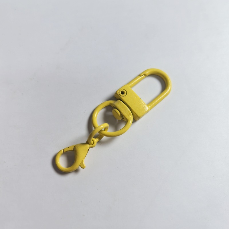 カラフルなペイント U 字型ドアバックル + ロブスタークラスプ diy 人形ぶら下げバックルバッグぶら下げチェーンバックルキーホルダージュエリーアクセサリー|undefined
