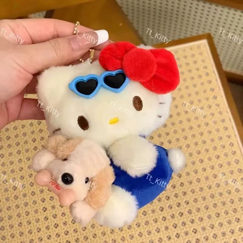 Плюшевая подвеска-брелок для ключей (Hello Kitty) симпатичная кукла, мягкая мини-плюша 10+ вариантов дизайна, подарок 0.038 кг