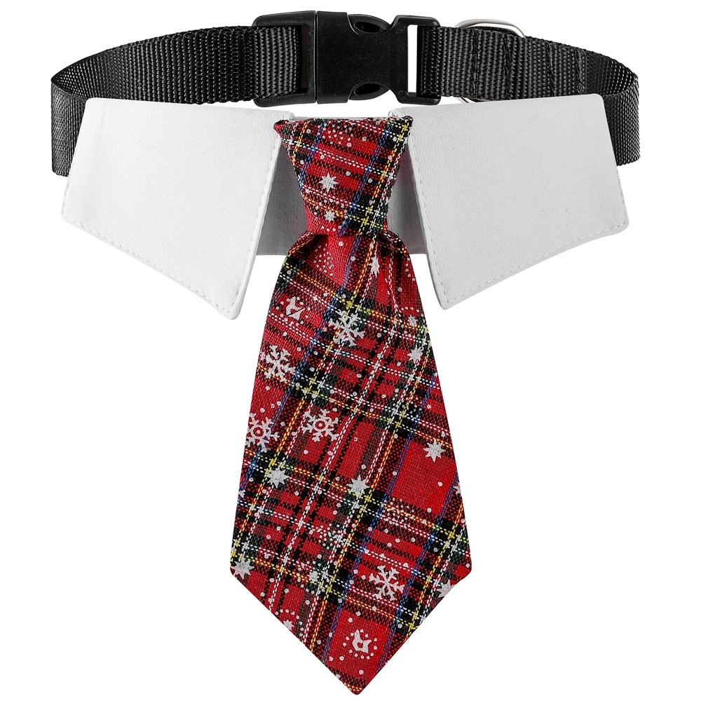 Tanpopo Navidad PET collar tie ropa para mascotas accesorios para mascotas pequeño mediano y grande perro tie