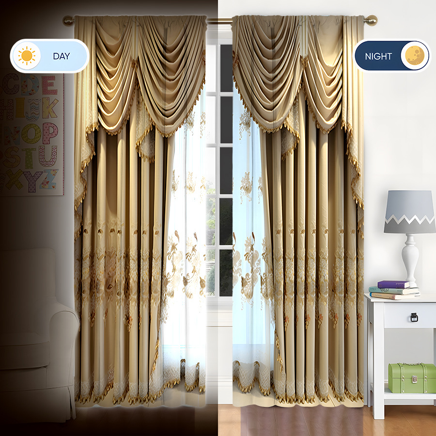 유럽 커튼 창 커튼 28