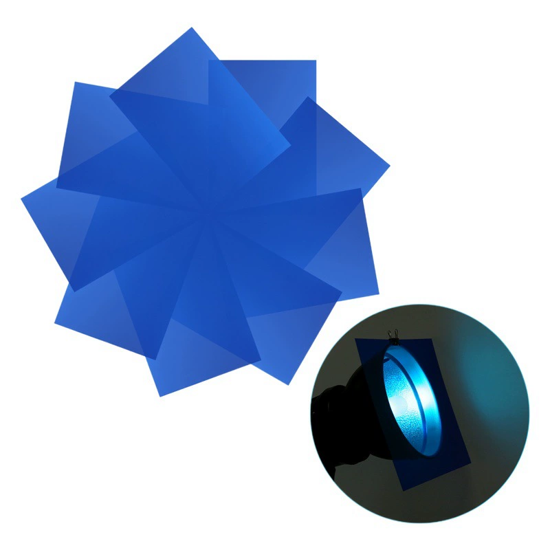 Оптовые наборы из 18 цветных фильтров для фотосъемки (9 цветов), фильтры для освещения, фильтры для подсветки, фильтры для прямых трансляций, фильтры для коррекции цвета сцены