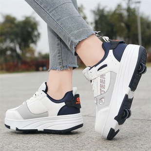 heloo shoes small four-wheel 2024 summer youth children's shoes roller shoes