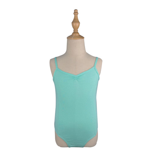 儿童舞蹈服春夏练功服女童背心棉专业考级服连体开裆团订优惠