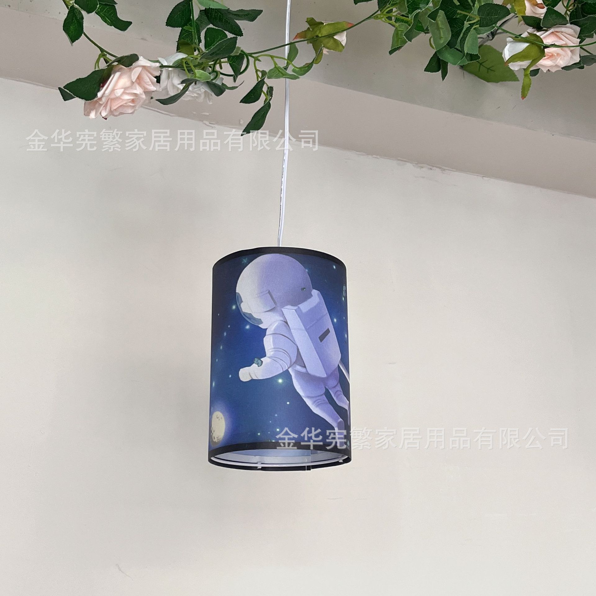 Espacio de dibujos animados para niños cubierta de lámpara de escritorio E27 lámpara de lámpara de pared accesorios de tablero de ajedrez verde