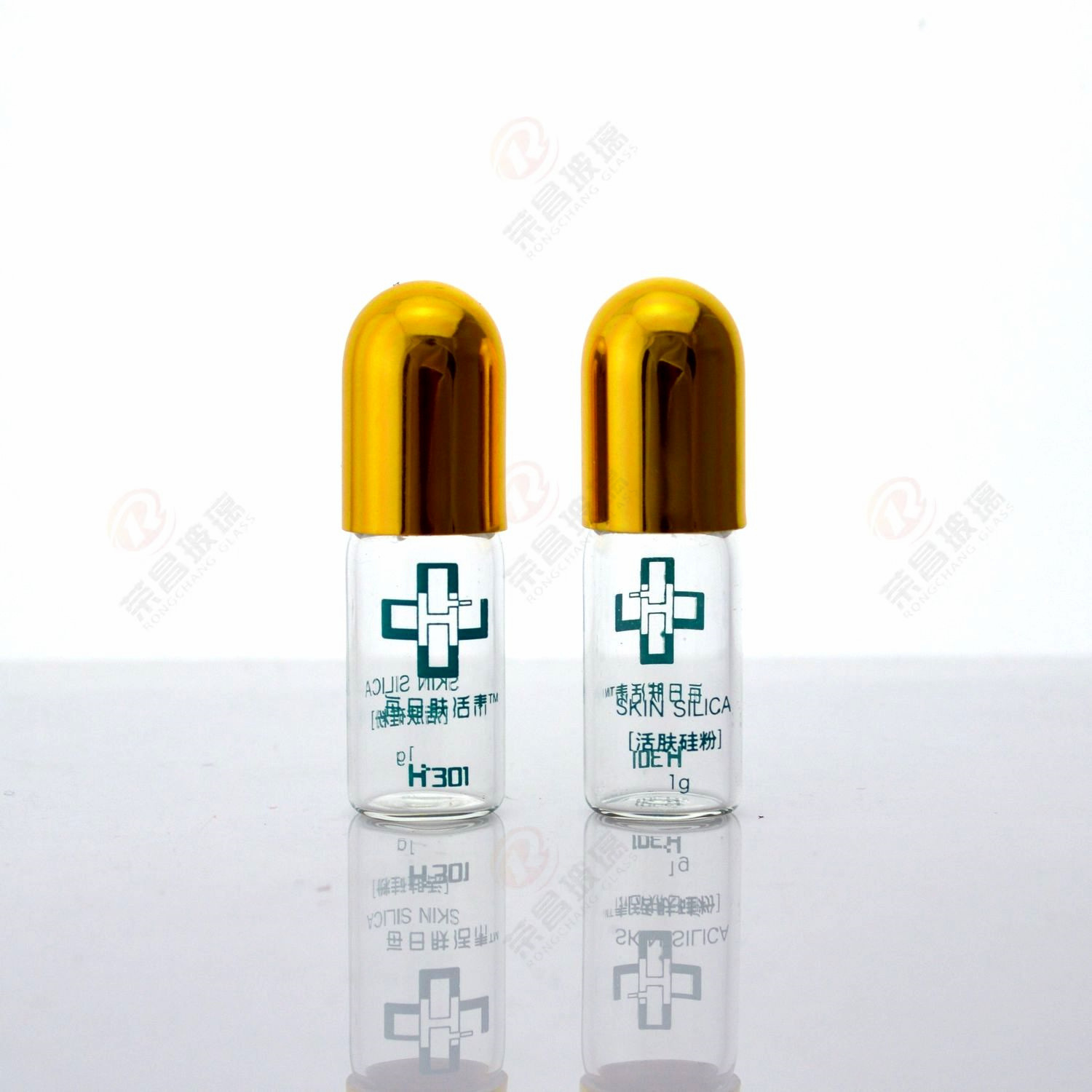 熊胆粉牛黄粉包装瓶1克装鹿茸血冻干粉玻璃瓶