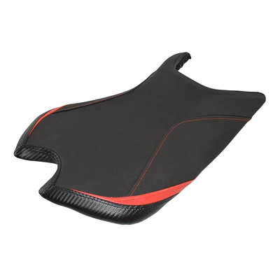 Cover, Rear Hump, Rear Seat — Motorcycle cushion - front-seat-cushion-red-edge