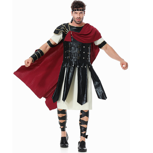 Halloween costume Amazon new Spartan warrior cosplay costume Roman gladiator costume