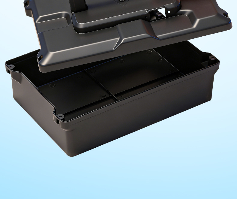 Electric Vehicle Small Grape Battery Box 48V12A Lead-Acid Battery Box Thickened Waterproof Portable Battery Universal Protective Case