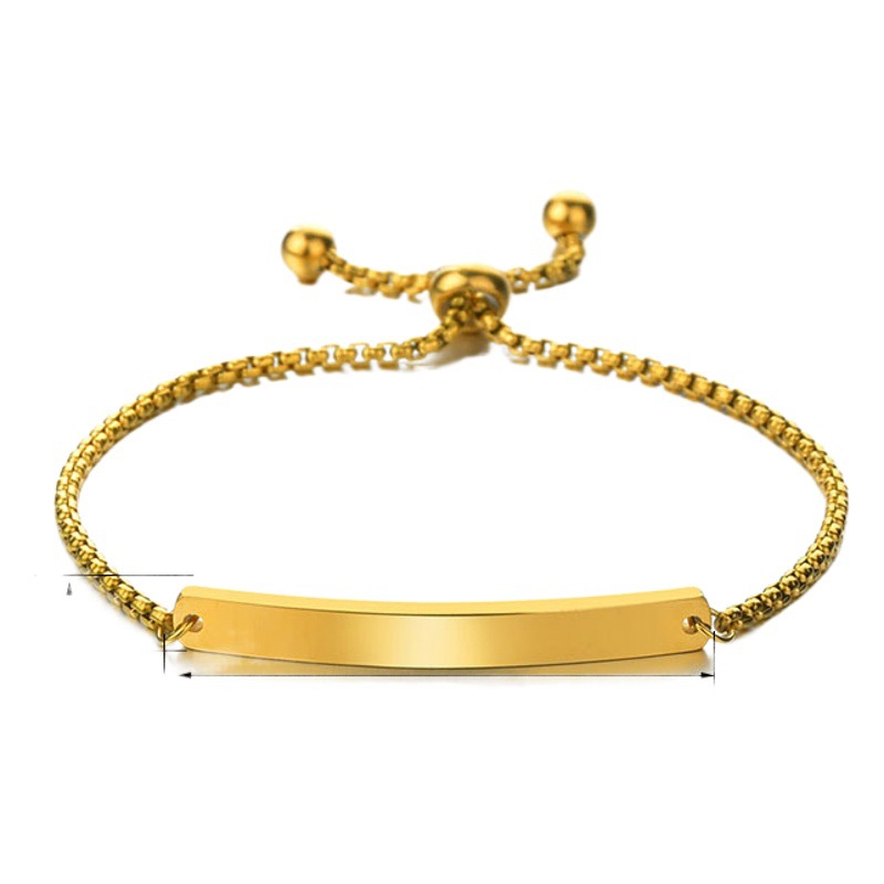 Joyería europea y americana transfronteriza al por mayor hecha a mano DIY diciembre cumpleaños piedra Acero inoxidable curvo marca letras pulsera padre-hijo