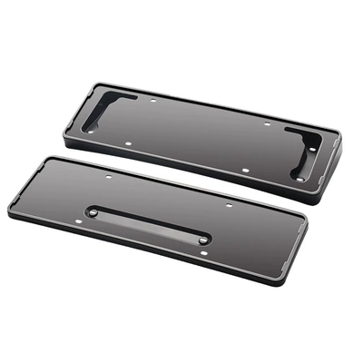 Suitable for Tesla's New Model Yl/3/Y Full-Edge Floating License Plate Frame License Plate Holder Exterior (License plate holder/license plate holder) - huanxin-yylhuanxin-3-suspended-matte-black-license-plate-frame