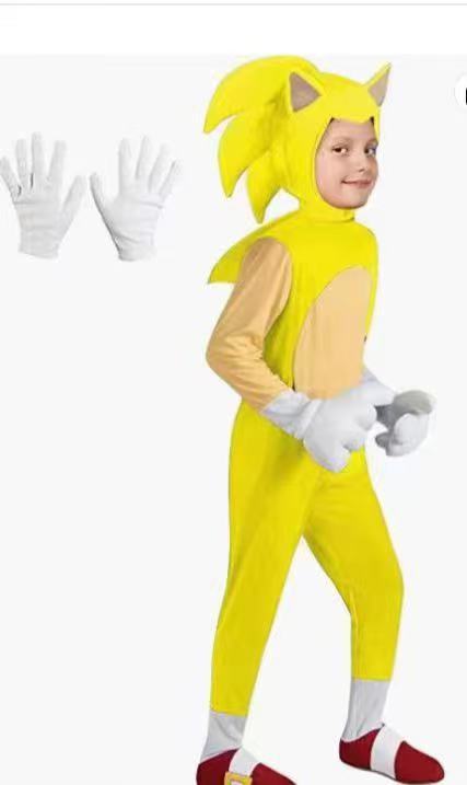thumbnail image 1 of Disfraz de Sonic the Hedgehog para Halloween, disfraz de animación supersónico para niños, disfraz de actuación de Sonic, disfraz para niños y hombres, 1 of 5