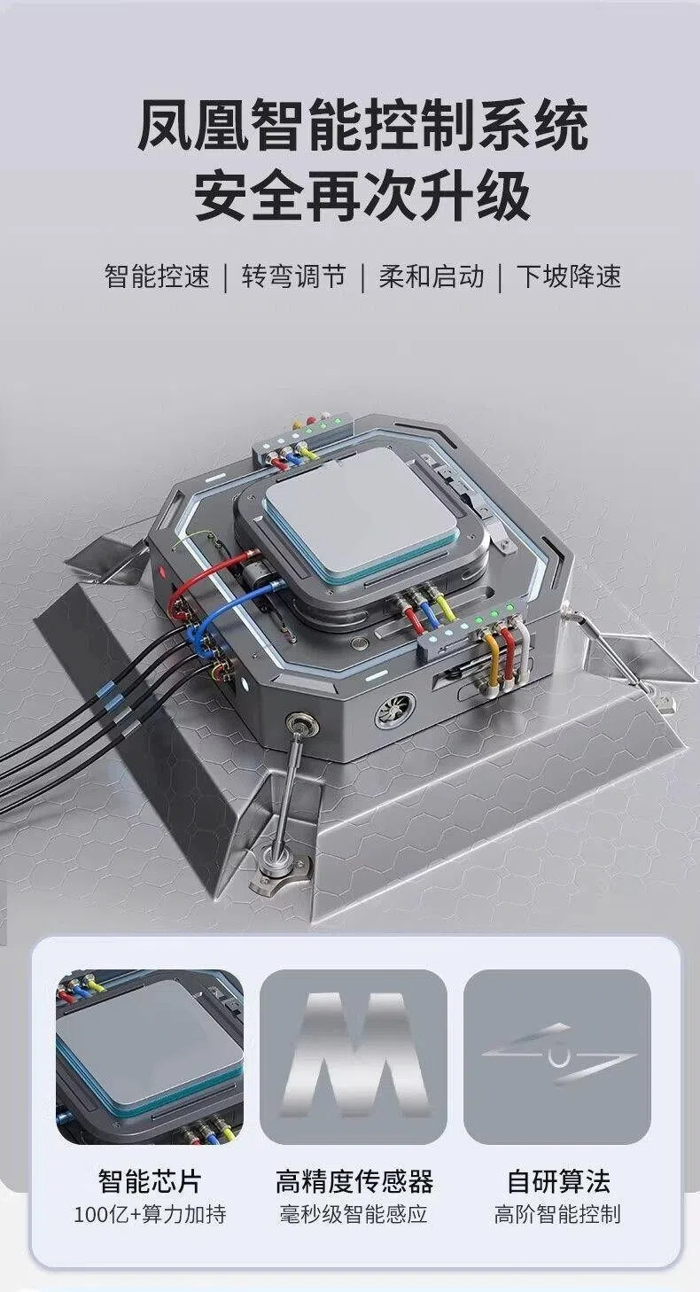 Four-Wheel Electric Mobility Scooter for the Elderly, Suitable for Free Movement in Scenic Parks, Foldable Electric Scooter for Home Use