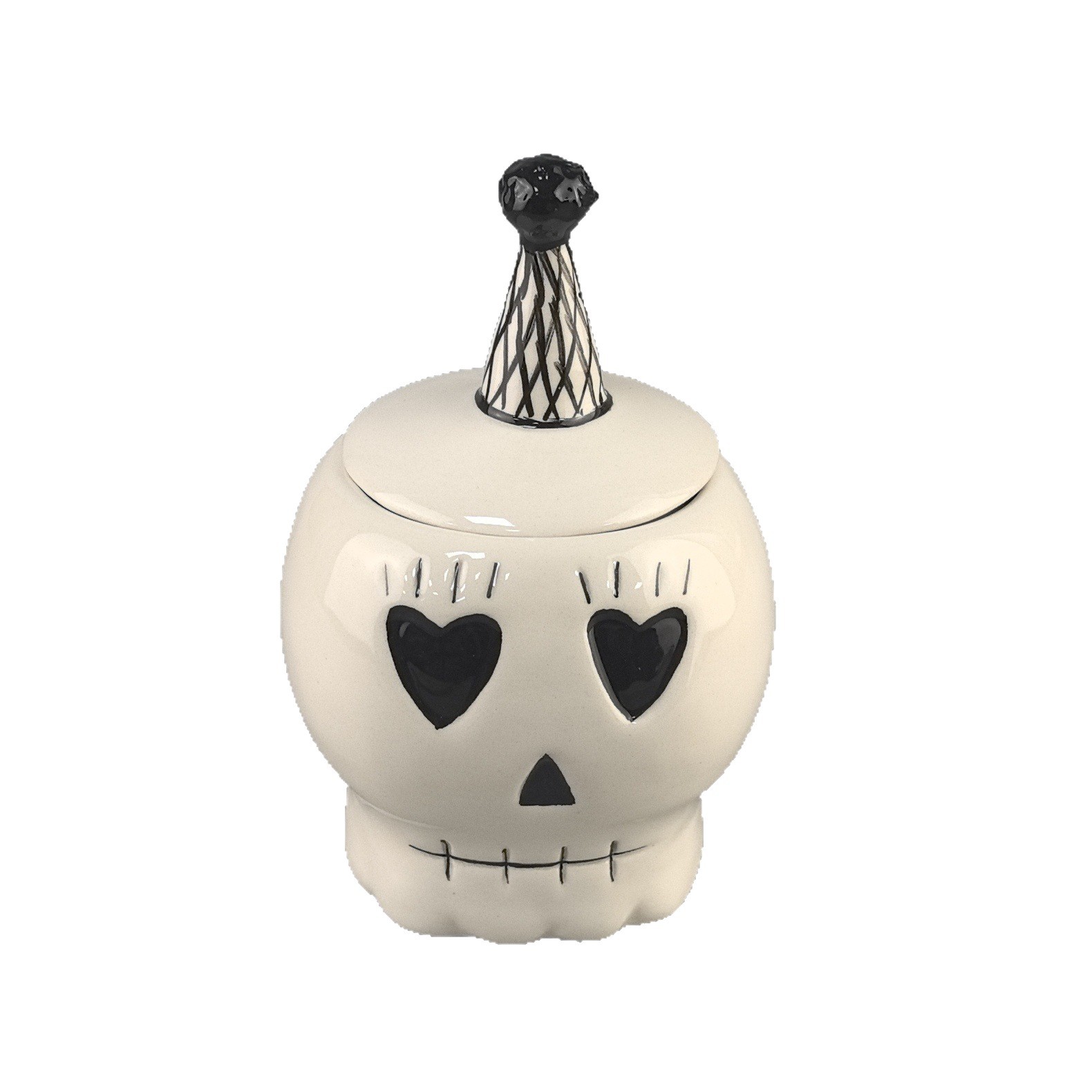 Tarro de vela de calavera de Halloween transfronterizo Tarro de fantasma lindo Decoración de ambiente creativo Decoración de calavera Decoración de fiesta