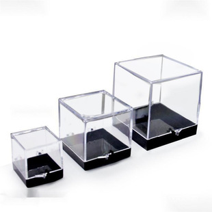 Mineral Specimen Collection Display Box, Integrated Transparent Plastic Storage and Display Box