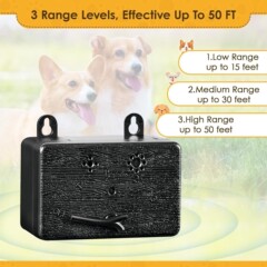 アマゾンで人気のスマート超音波犬よけ、屋外犬訓練用、噛みつき防止、高出力、犬追い払い、輸出モデルB19