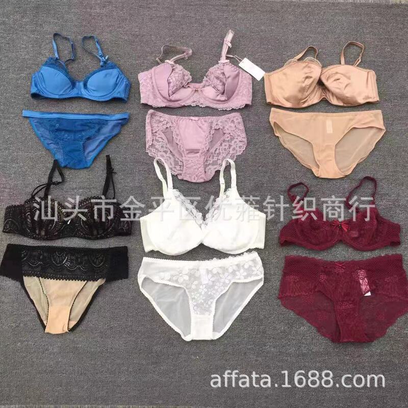 Amazon's Popular Mixed-Style Bra Set for Women, Lace Lingerie and Underwear Set, In-Stock Wholesale Greece Bra Set