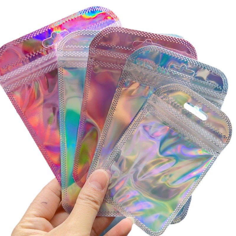 52g Weight 50 PCS/Package Opp Simple Style Holiday Daily Geometric Jewelry Packaging Bags