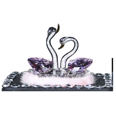 Crystal White Swan Car Ornaments, Car ornaments