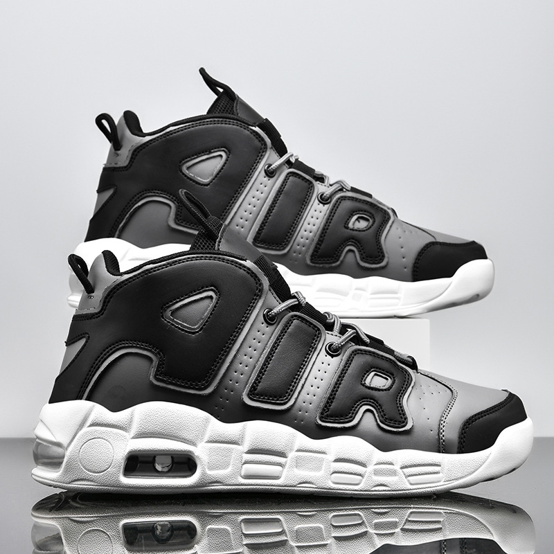Otoño transfronterizo de hombres zapatos de baloncesto de gran tamaño de cuero amortiguador zapatos de aire zapatos deportivos ligeros zapatos de moda zapatos casuales zapatos de hombre image 11