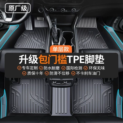 Tpe Car Floor Mats Full Surround Special Car Mats Car Floor Mats Interior Door Sill Wire Loop Mats (Car Carpet) - full-tpe-covered-door-sill-mats