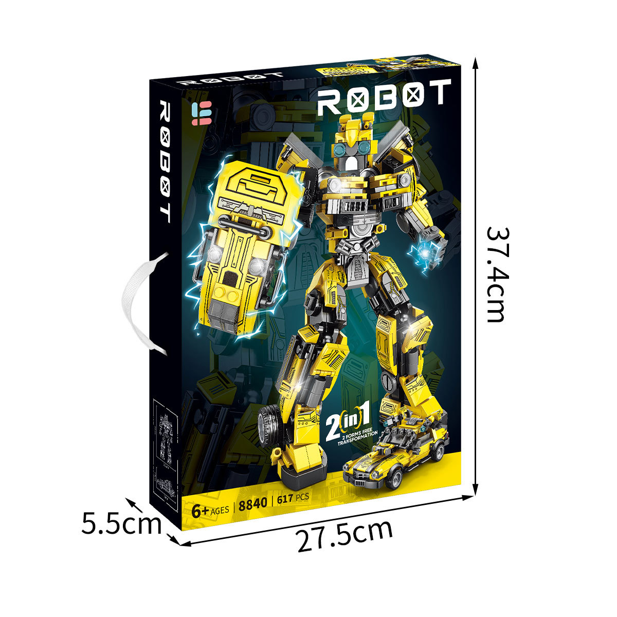 Juguetes de bloques de construcción LEGO compatibles con Wasp Mecha Optimus Prime deformación puzzle ensamblaje regalo para niños regalos de agencia de quiosco image 6