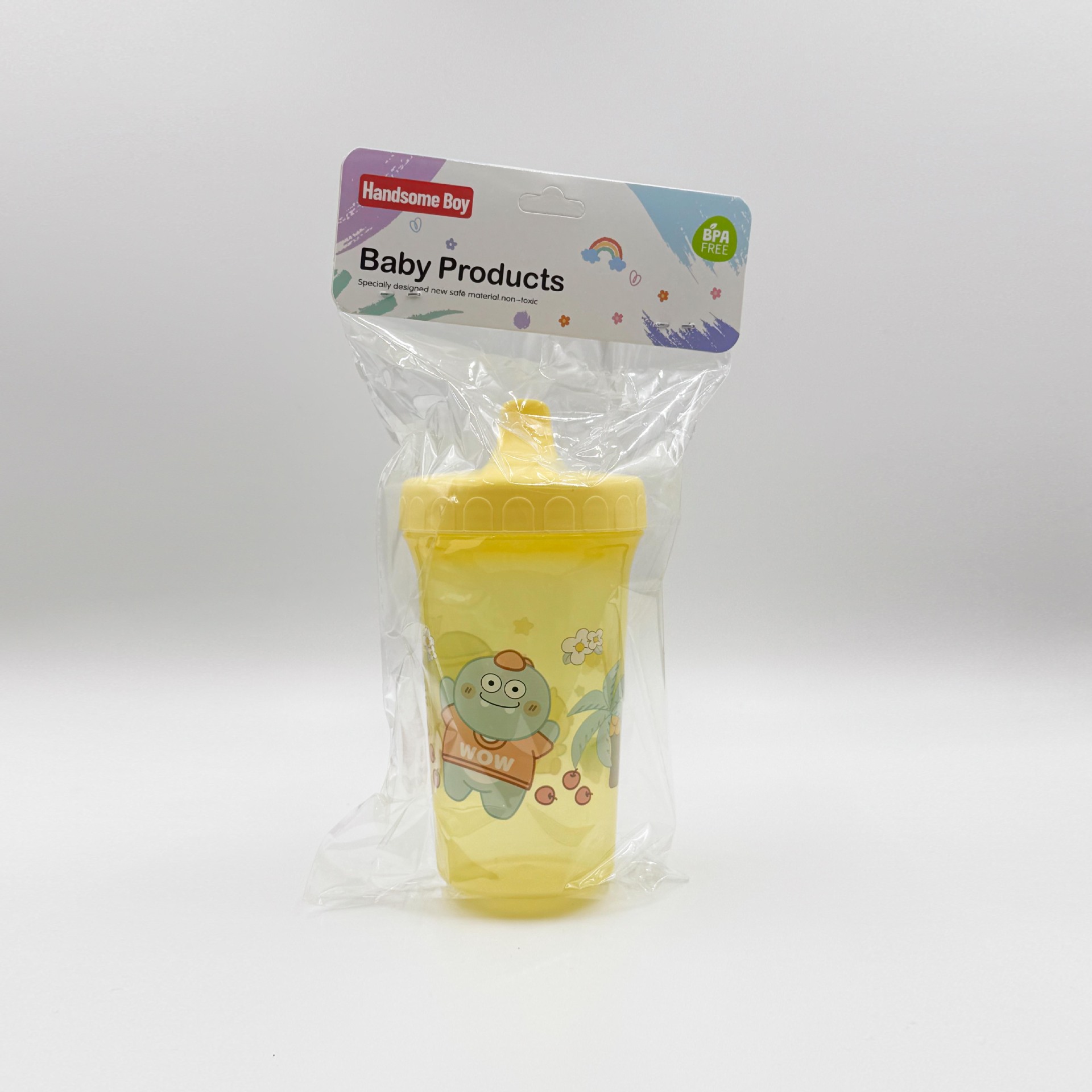 300ml taza de agua de gran capacidad con cubierta de aislamiento térmico a prueba de caídas taza de agua a prueba de fugas taza de agua para niños