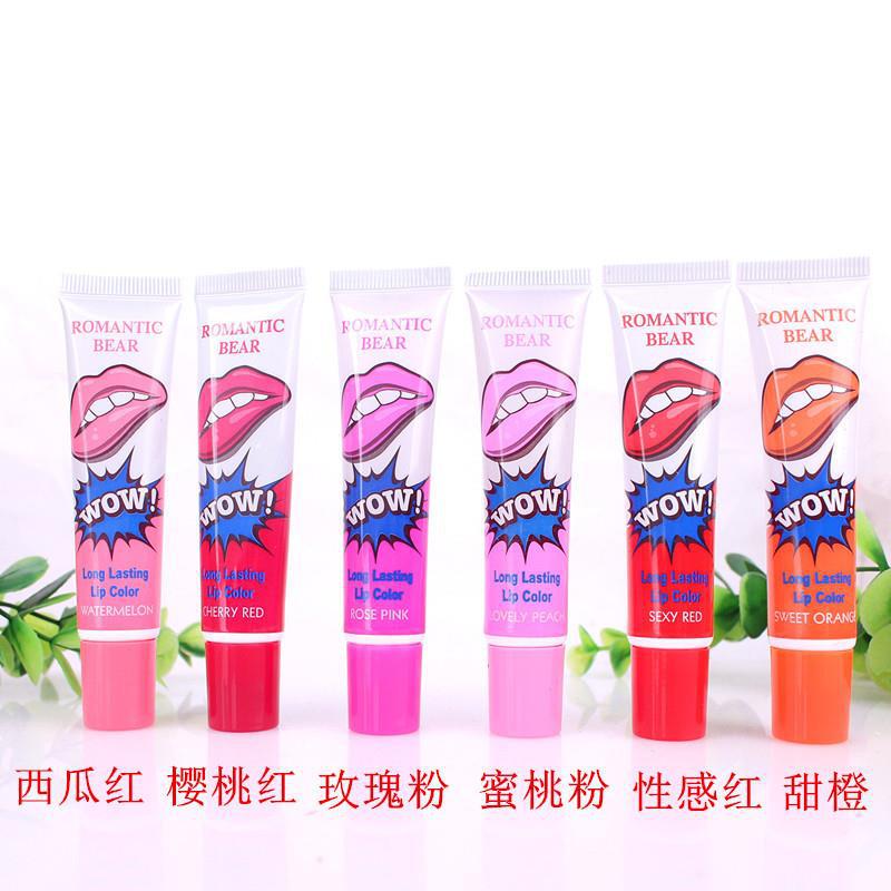 Maquillaje transfronterizo lagrimeo lápiz labial brillo de labios esmalte de labios lápiz labial no desvanecerse lagrimeo brillo de labios máscara de labios