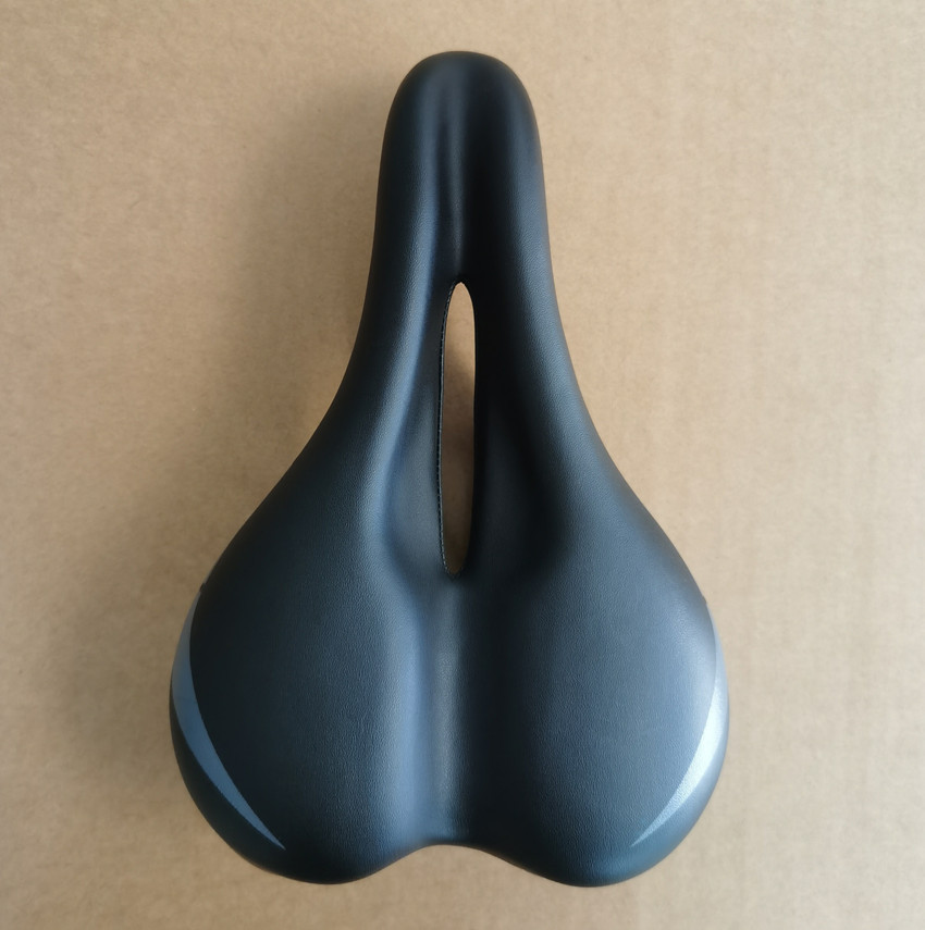 Transfronteriza bicicleta de montaña sillín 3147 hueco cómodo engrosado cojín del asiento de la bicicleta de larga distancia de viaje medio agujero cojín