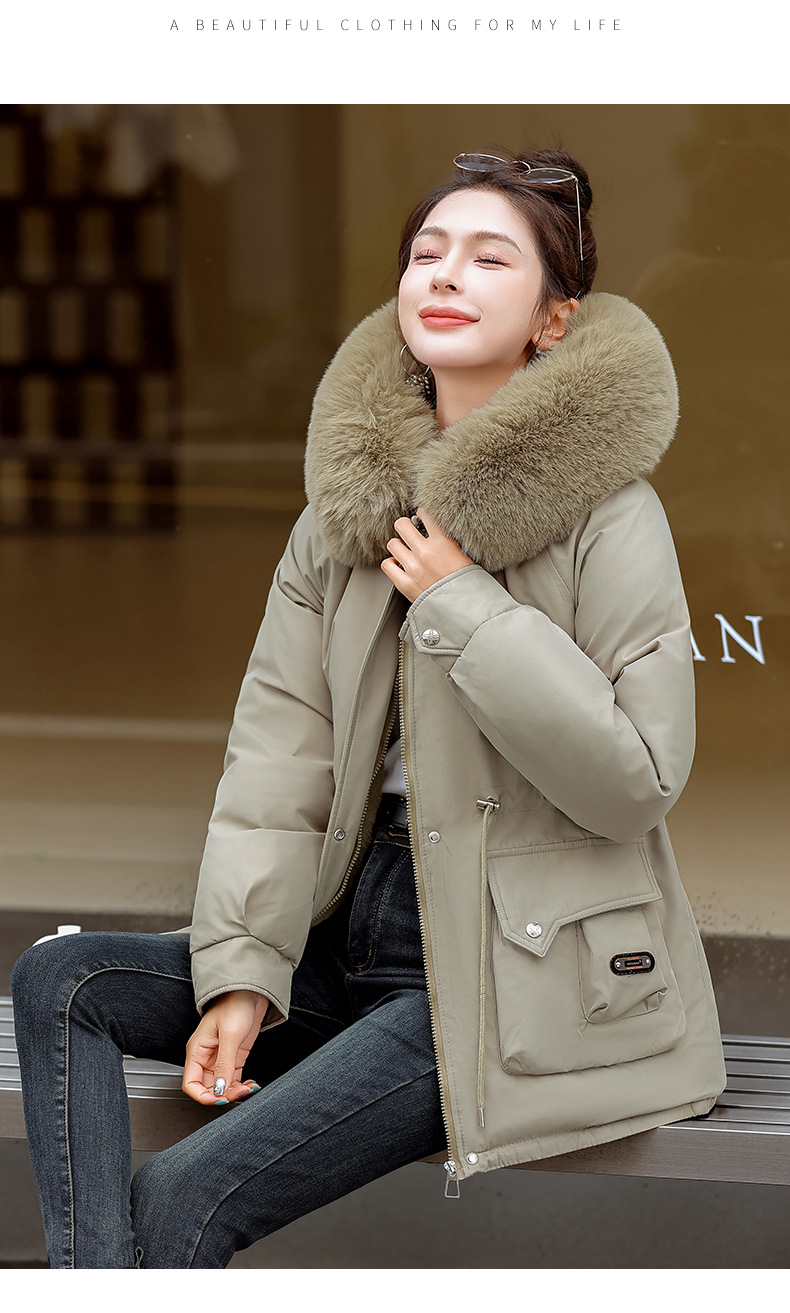 The petite faction overcomes the challenge of women's padded clothing in winter 2024, with new waist cinching slimming_voghion.com