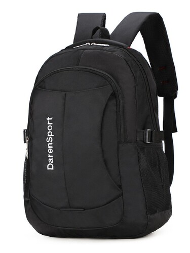 Double-shoulder backpack, unisex laptop bag, large-capacity travel bag for boys, suitable for primary, junior, and senior high school students, lightweight school bag