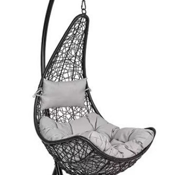 Silla Mecedora Colgante Doble con Estructura Metálica, Móvil y Reclinable, para Parque y Balcón image 6